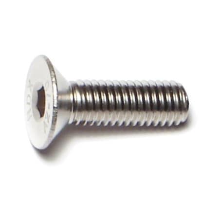 M5-0.80 Socket Head Cap Screw, Plain Stainless Steel, 16 Mm Length, 10 PK